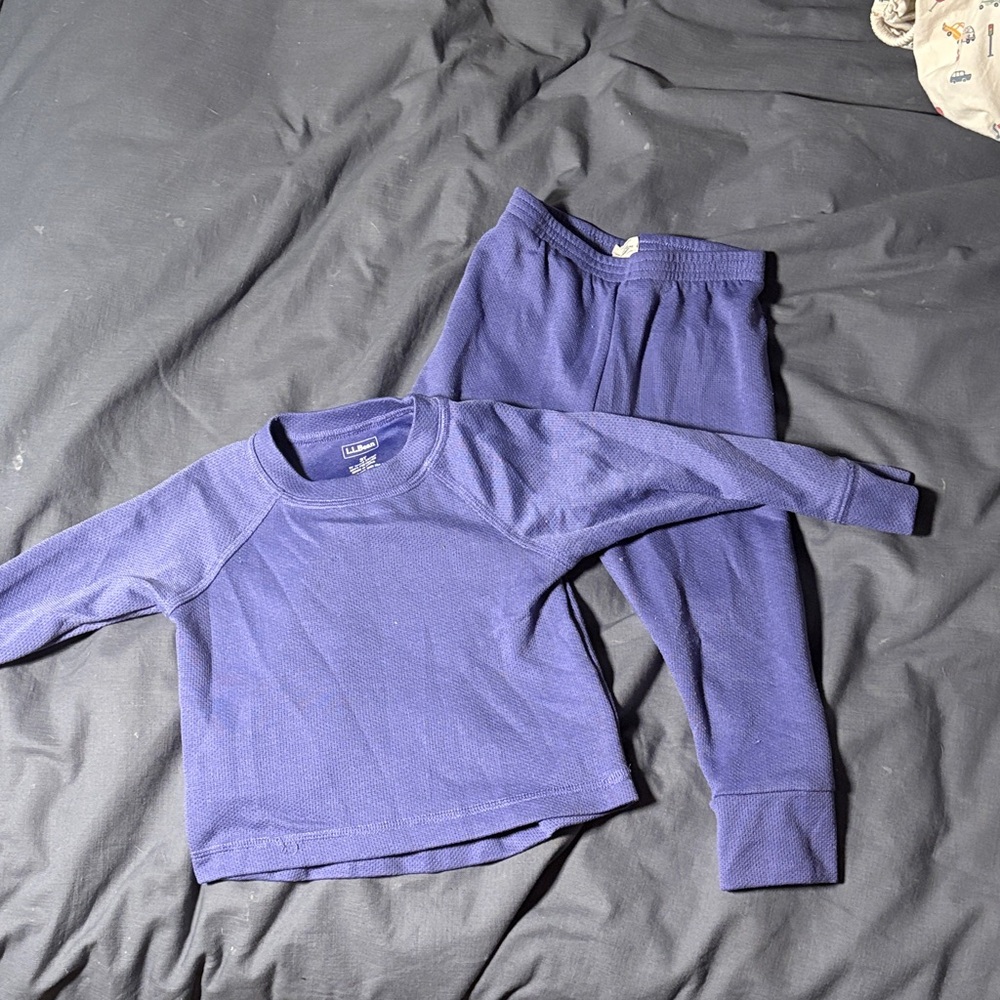 Kids purple Thermal Set
